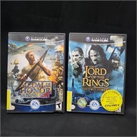 Game Cube Lord of the Rings and Medal of Honor