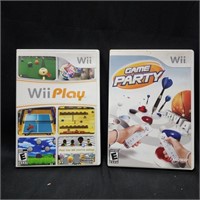 Wii PLAY and Game Party