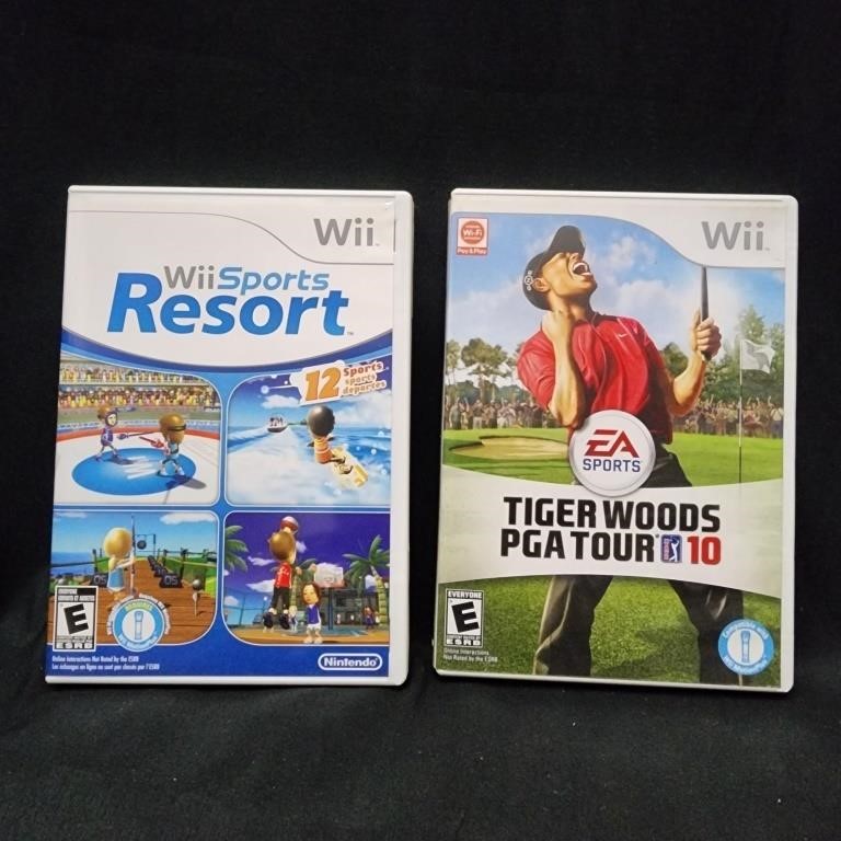 Wii Sports Resort and Tiger Woods PGA Tour 10