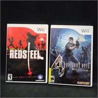 Wii Resident Evil and Red Steel
