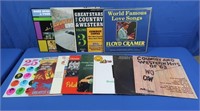 12 LPs-Floyd Cramer, Country Time, Ace Cannon &