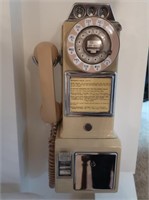 Vintage Wall Hanging Rotary Payphone
