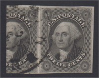 US Stamp #17 Used lovely 12 cent, CV $260