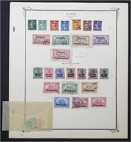 Memel Stamps Used and Mint Hinged collection on