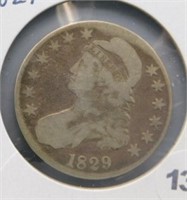 1829 Capped Bust Half.