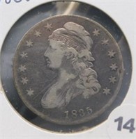 1835 Capped Bust Half.