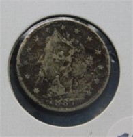 1887 Liberty Nickel.