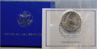 1986-D Liberty Half Dollar, Mint in Box.