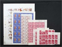Worldwide Stamps Sheets, Panes & Blocks Mint NH an