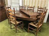 ETHAN ALLEN TABLE & CHAIRS
