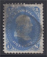US Stamp #102 Unused no Gum with Fake Cancel, PSE