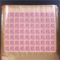 US Stamps Famous American mint sheets, partial she