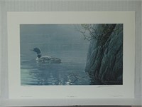 1989 Evening Call Common Loon