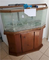 Fish Tank On Pine Stand