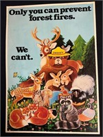 1979 U.S. Dept of Agriculture Forest Fires Poster