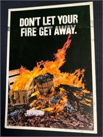 1971 Don’t Let your Fire Get Away Poster