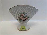 Lefton China Fan Vase