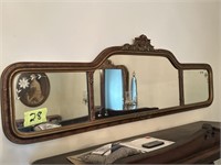 Victorian framed mirror