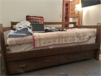 Bed, mattress, quilt and more