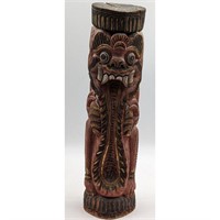 An Indonesian Carved Wood Spirit Totem