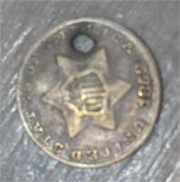 1852 3 Cent Piece
