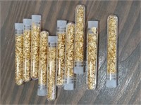 10 Vials of Gold Flakes
