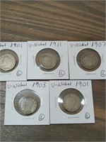 5 Victory Nickels