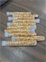 10 Vials of Gold Flakes