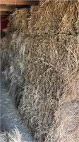 Mixed grouping of hay in lean to always covered