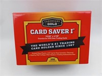200+/- Cardboard Gold Card Saver I Card Holders