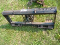 Skidsteer Post Hole Drill Attachment Plate