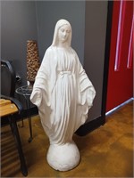 Virgin Mary Statue: copyright 1959 Concrete