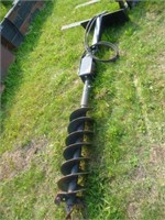 9" Auger Bit with orbital Auger Head for a RamRod