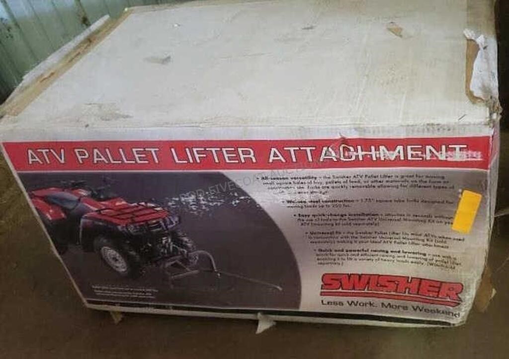 Swisher ATV Pallet Lifter Attachment