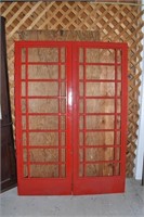 WWII era British cast iron telephone booth
