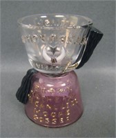 U.S. Glass Ruby Flash Shriners 1909 Dbl Shot Glass
