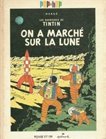 Tintin. Pop-hop On a marché sur la lune. Eo 1969
