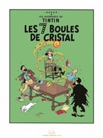 Tintin. Sérigraphie Les 7 boules de cristal