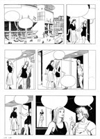 Manara. Planche originale Le Déclic