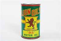 LION OILS '95' MOTOR OIL IMP QT CAN