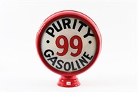 PURITY 99 GASOLINE GAS PUMP GLOBE