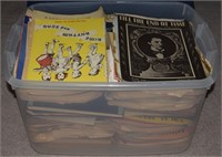 Tote Full of Antique/Vintage Sheet Music