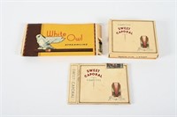 WHITE OWL CIGAR AND SWEET CAPORAL CIGARETTE PACKS