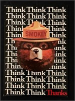 1980’s Smokey Think Think Poster