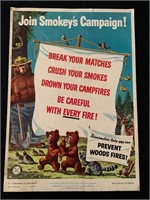 1950’s Smokey’s Campaign Poster