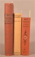 3 19th/20th c Cook Books