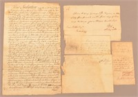 4 18th c Documents Incl George Ross Jr.