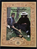 Merle Haggard and Smokey Bear Poster