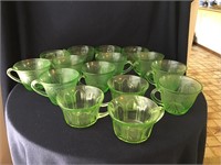 3 Different Styles of Green Cups-Uranium