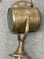 Antique Brass Nautical Searchlight, Spot Lamp